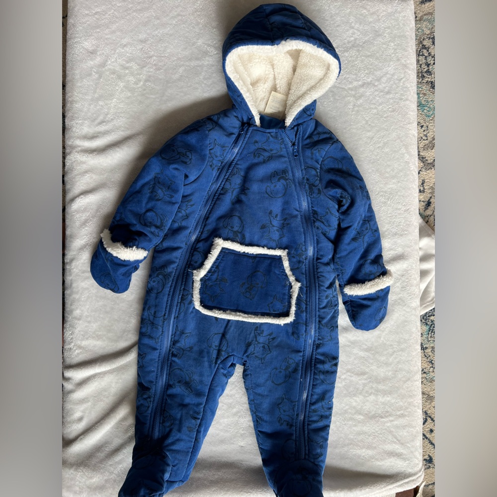 Baby boy snow suit 12 mths